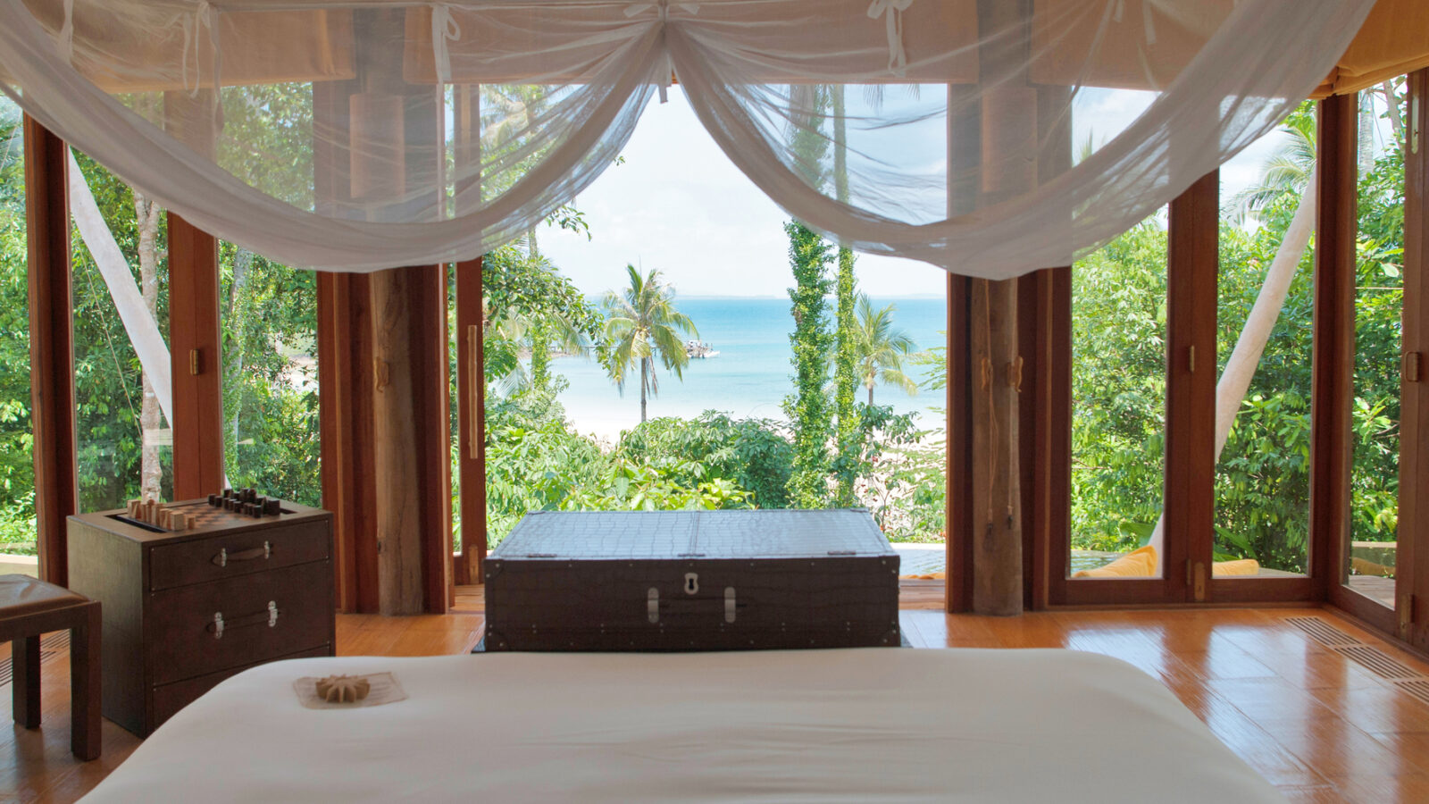 Sunset Ocean View Pool Villa Suite, View from the Master Bedroom